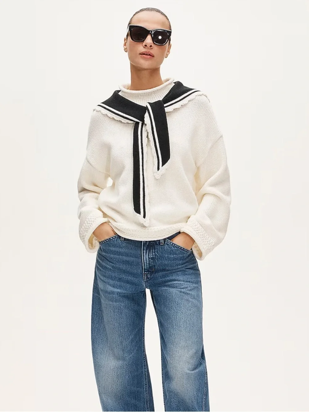 J crew black ivory The Rollneck™ by Tanner Fletcher - Picture 1 of 6